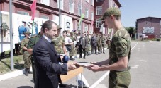 Михаил Бабич принял участие в церемонии закрытия лагеря «Гвардеец» в Пензе