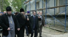Михаил Бабич проинспектировал ход работ по строительству православной гимназии в Нижнем Новгороде