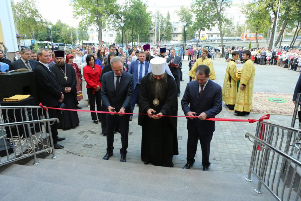 Михаил Бабич и владыка Георгий торжественно открыли православную гимназию Александра Невского в Нижнем Новгороде